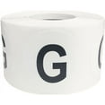 thumbnail image 1 of Letter G Inventory Labels 1.5 inch Round Circle Dots 500 Adhesive Stickers, 1 of 2