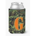 thumbnail image 1 of Letter G Monogram - Camo Green Can or Bottle Hugger, 1 of 5