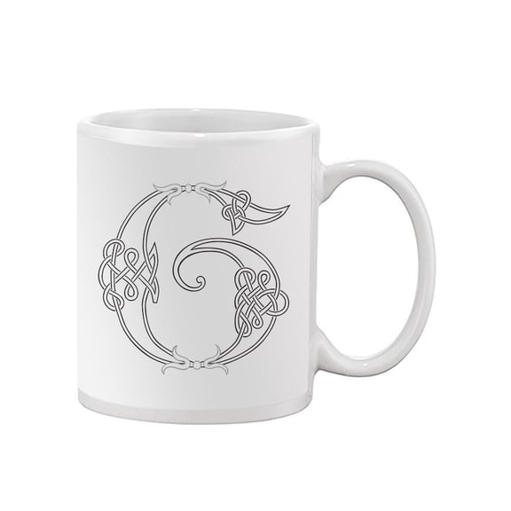 Letter G Outline Design  Mug Unisex's -Image by Shutterstock