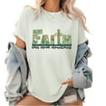 thumbnail image 1 of Letter Graphic Tee T-Shirt Top Faith Can Move Mountains Print Short Sleeve Round Neck White S-5XL, 1 of 4