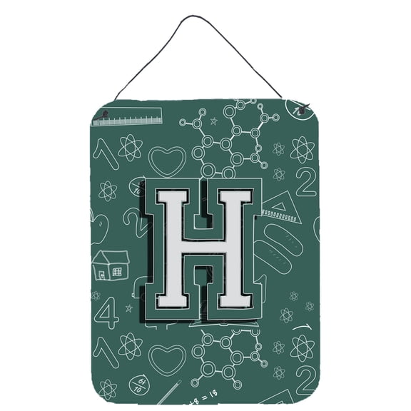 Letter H Back to School Initial Wall or Door Hanging Prints