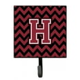 thumbnail image 1 of Letter H Chevron Garnet and Black  Leash or Key Holder, 1 of 1