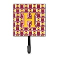 thumbnail image 1 of Letter H Football Maroon & Gold Leash or Key Holder, 1 of 1