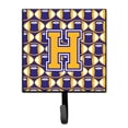 thumbnail image 1 of Letter H Football Purple and Gold Leash or Key Holder, 1 of 1