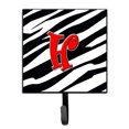 thumbnail image 1 of Letter H Initial Monogram - Zebra Red Leash or Key Holder, 1 of 7