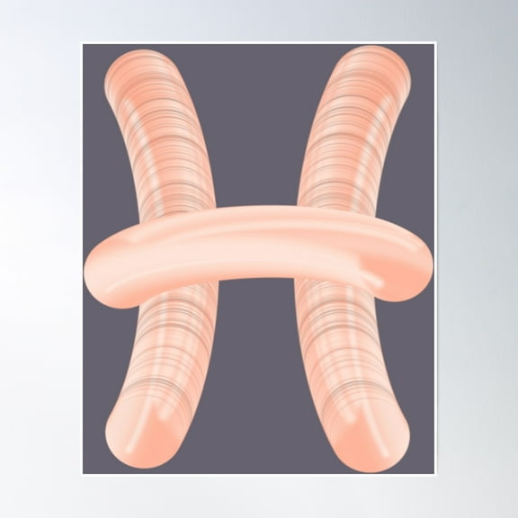 Letter H, Monogram H Poster Wall Art, Modern Wall Decor, 12x18 UNFRAMED