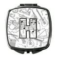 thumbnail image 1 of Letter H Musical Note Letters Compact Mirror, 1 of 4