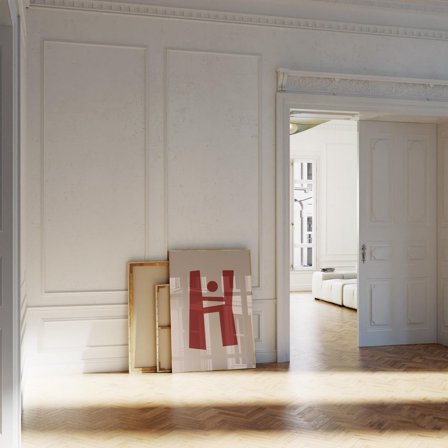 Letter H Print Red,Beige Initial Wall Art Alphabet Print Letter For ,Dorm,Collage Room Home Decor #2894, 16x24 UNFRAMED