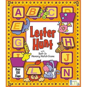 Pre-Owned Letter Hunt with Built-In Memory Match Game by Delice, Shelley Board Book, Standard edition, 10 pages, (English)