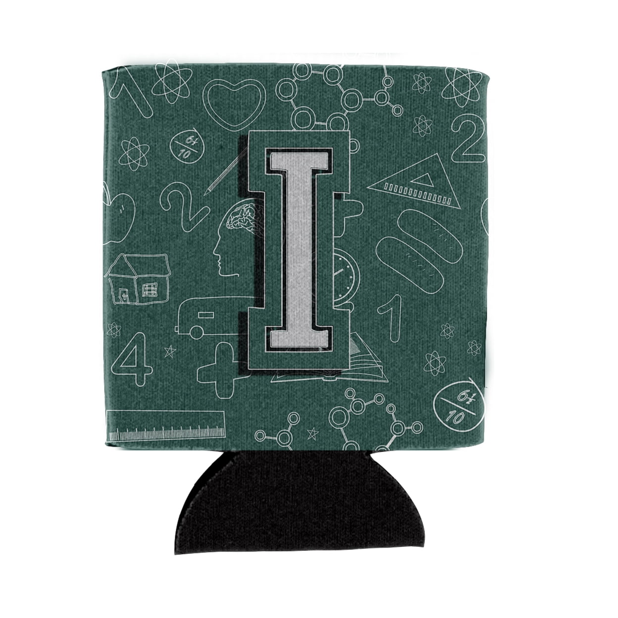 Letter I Back to School Initial Can or Bottle Hugger
