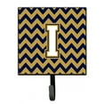 thumbnail image 1 of Letter I Chevron Navy Blue and Gold Leash or Key Holder, 1 of 1