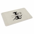 thumbnail image 1 of Letter I Doormat Outdoor Entrance 16"x24", Monogram Words Absorb Moisture Dirt Door Mats, Non-Slip Rubber Backing Floor Mats Indoor, Low-Profile Front Door Rugs, 1 of 9
