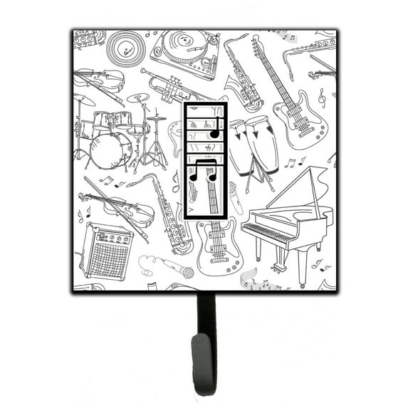 Letter I Musical Note Letters Leash or Key Holder