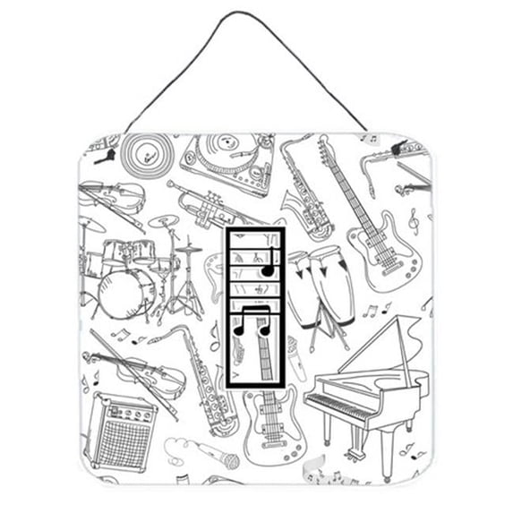 Letter I Musical Note Letters Wall and Door Hanging Prints