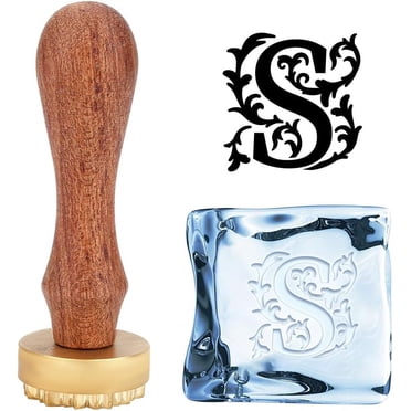 Wholesale OLYCRAFT Ice Stamp 1.2" Ice Cube Stamp Letter R Ice Stamp Cocktail Ice Branding Stamp Ice Block Stamp Cocktail Seal Stamp For Ice Cubes Making Diy Crafting