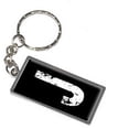thumbnail image 1 of Letter Initial J Keychain Key Chain Ring, 1 of 1