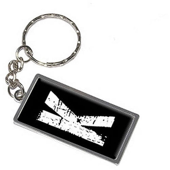Letter Initial K Keychain Key Chain Ring