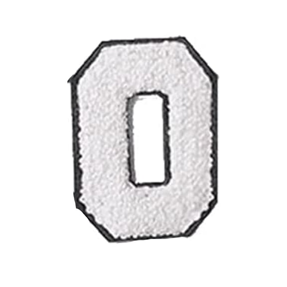 Letter Iron On, 2.75 In, Black Iron on Patch, Custom Embroidered, Apparel Decoration, Block Letter Shape, 1 Pc