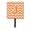 thumbnail image 1 of Letter J Chevron Orange & White Leash or Key Holder, 1 of 1