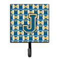 thumbnail image 1 of Letter J Football Blue and Gold Leash or Key Holder, 1 of 1