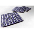 thumbnail image 1 of Letter J Football Purple & White Foam Coaster, 1 of 1