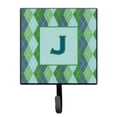 thumbnail image 1 of Letter J Initial Monogram - Blue Argoyle Leash or Key Holder, 1 of 7