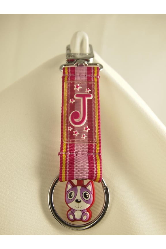 Letter J Key Pals Keyring Strap