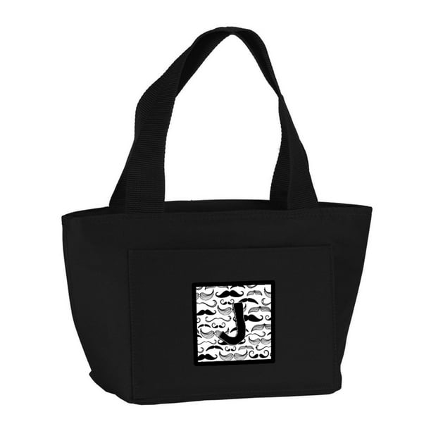 Letter J Moustache Initial Lunch Bag Walmart Business Supplies