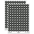 thumbnail image 1 of Letter J Uppercase Cute Typewriter Font 200+ Round Stickers - Black - Matte Finish - 0.50" Size, 1 of 3
