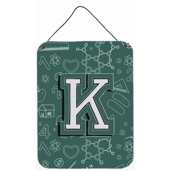 Letter K Back To School Initial Wall and Door Hanging Prints