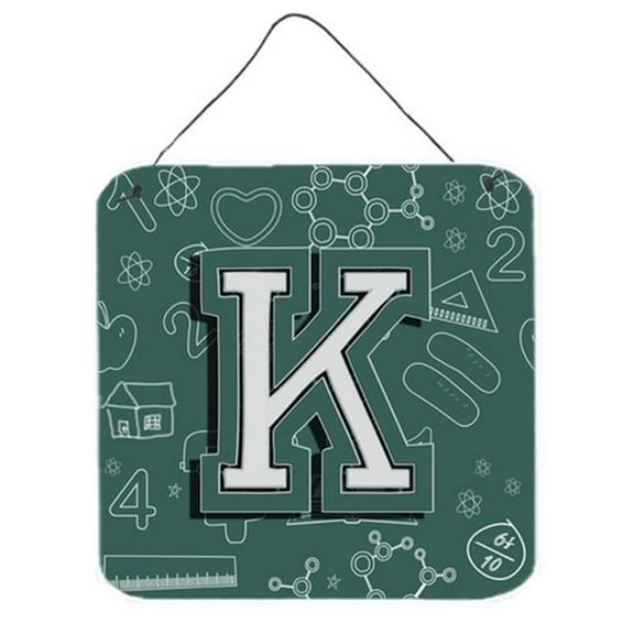 Letter K Back To School Initial Wall and Door Hanging Prints