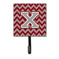 thumbnail image 1 of Letter K Chevron Crimson & Grey Leash or Key Holder, 1 of 1