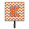 thumbnail image 1 of Letter K Chevron Orange and Regalia Leash or Key Holder, 1 of 1