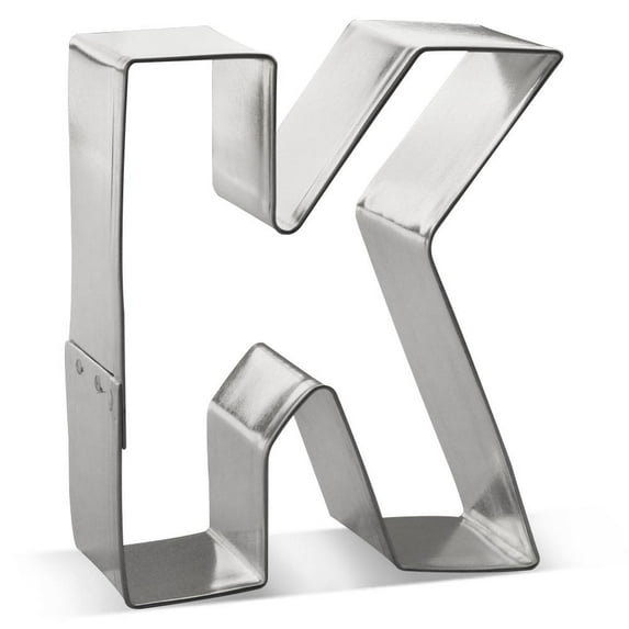Letter K Cookie Cutter 3 in B0111 - Foose Cookie Cutters - USA Tin Plate Steel