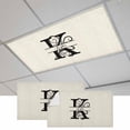 thumbnail image 1 of Letter K Fluorescent Light Covers, Monogram Words Magnetic Light Covers for Ceiling Lights, Fluorescent Ceiling Shade Filters for Classroom Bedroom Office 4x2Ft x 2PCS, 1 of 8