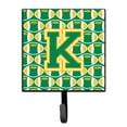thumbnail image 1 of Letter K Football Green and Gold Leash or Key Holder, 1 of 1