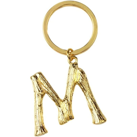 Letter Keychain,Decorative Keychain,Name Keychain Initial Gold 26 Letters A-Z Pendant Handbag Bag Decoration Gifts