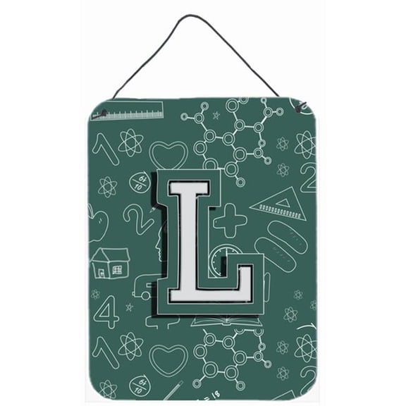 Letter L Back To School Initial Wall and Door Hanging Prints