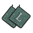 thumbnail image 1 of Letter L Back to School Initial Pair of Pot Holders, 1 of 2