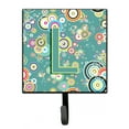 thumbnail image 1 of Letter L Circle Circle Teal Initial Alphabet Leash or Key Holder, 1 of 1