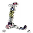 thumbnail image 1 of Letter L Floral Style - 5" Vinyl Sticker - For Car Laptop I-Pad - Waterproof Decal, 1 of 1