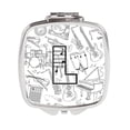 thumbnail image 1 of Letter L Musical Note Letters Compact Mirror, 1 of 1