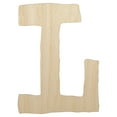 thumbnail image 1 of Letter L Uppercase Cute Typewriter Font Wood Shape Unfinished Piece Cutout Craft DIY Projects - 4.70 Inch Size - 1/8 Inch Thick, 1 of 7