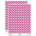 thumbnail image 1 of Letter L Uppercase Fun Bold Font 200+ Round Stickers - Hot Pink - Matte Finish - 0.50" Size, 1 of 3