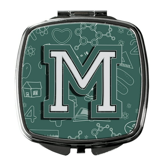 Letter M Back to School Initial Compact Mirror