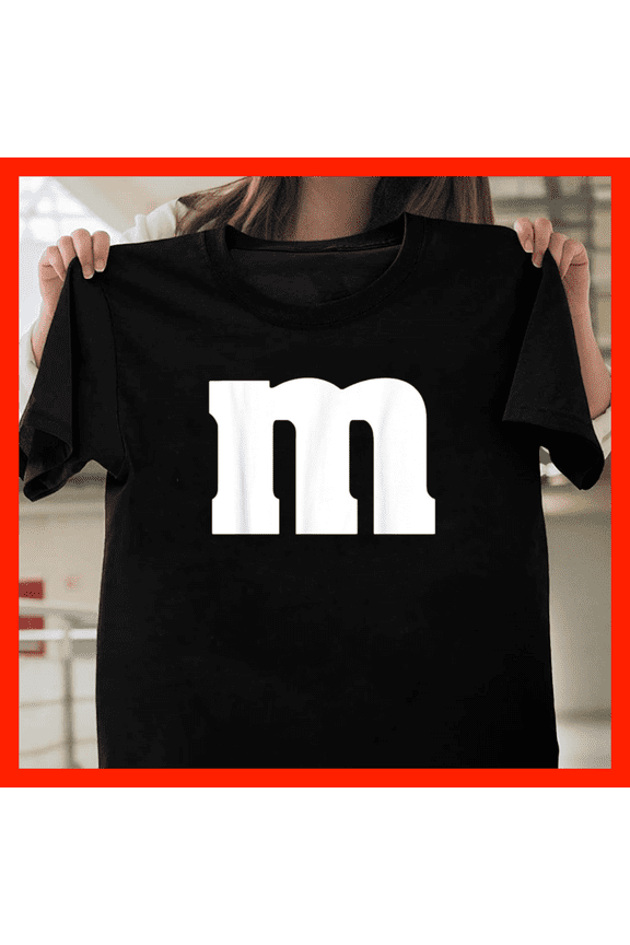 Letter M Group Costume Carnival Mm Blue Red Green Yellow H11158, for Unisex - Up to Size 5XL Available