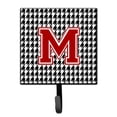 thumbnail image 1 of Letter M Monogram - Houndstooth Black Leash or Key Holder, 1 of 7