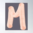 thumbnail image 1 of Letter M, Monogram M Poster Wall Art, Modern Wall Decor, 12x18 UNFRAMED, 1 of 3
