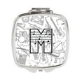 thumbnail image 1 of Letter M Musical Note Letters Compact Mirror, 1 of 1