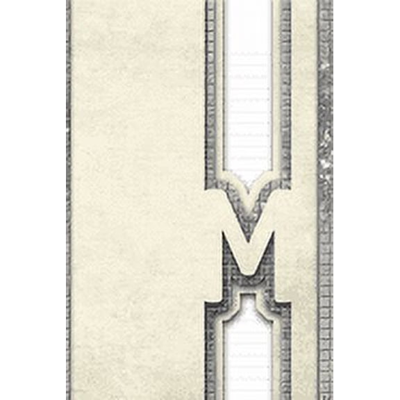 Letter M: Personalized Design Notebook: 120 pages (Paperback)